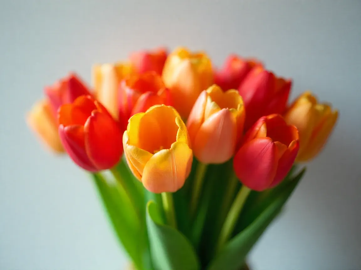 Tulpenboeket Klassiek - 20 verse tulpen in diverse kleuren