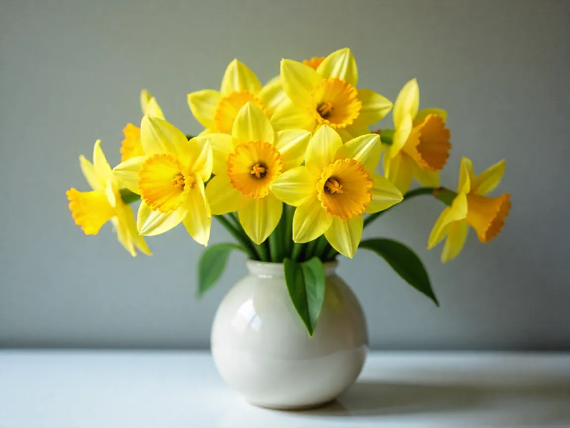 Daffodil Arrangement - Fragrant daffodils in stylish arrangement